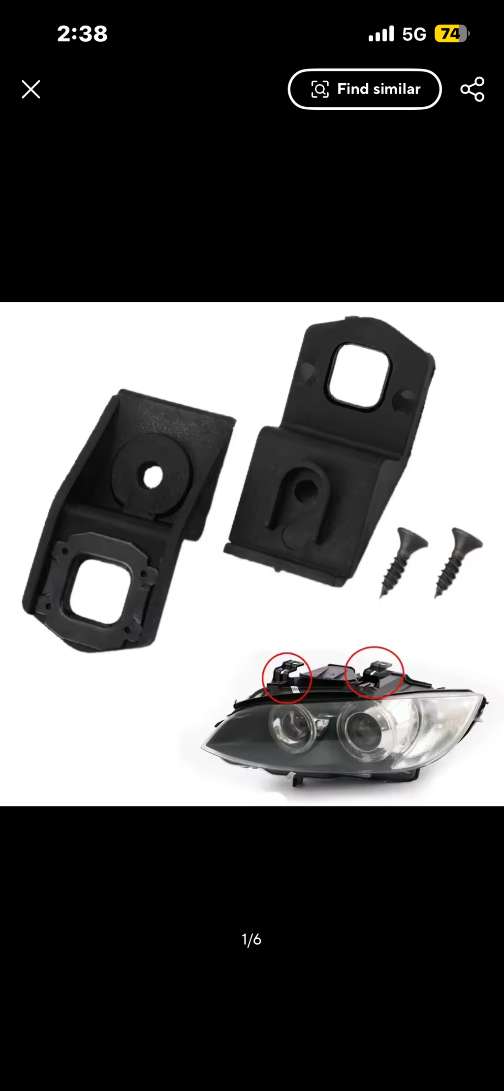 Headlight Mounting Tab Repair Kit - E92/E93 Pre-LCI/LCI.